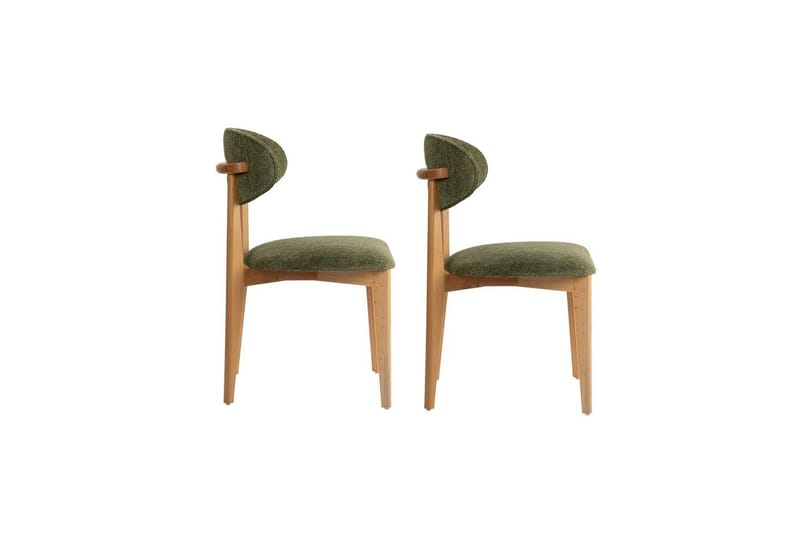 Matstol Sanroman Classic Grön / Ljus Ek - Grön / Ljus Ek - Möbler - Stolar & fåtöljer - Matstol & köksstol