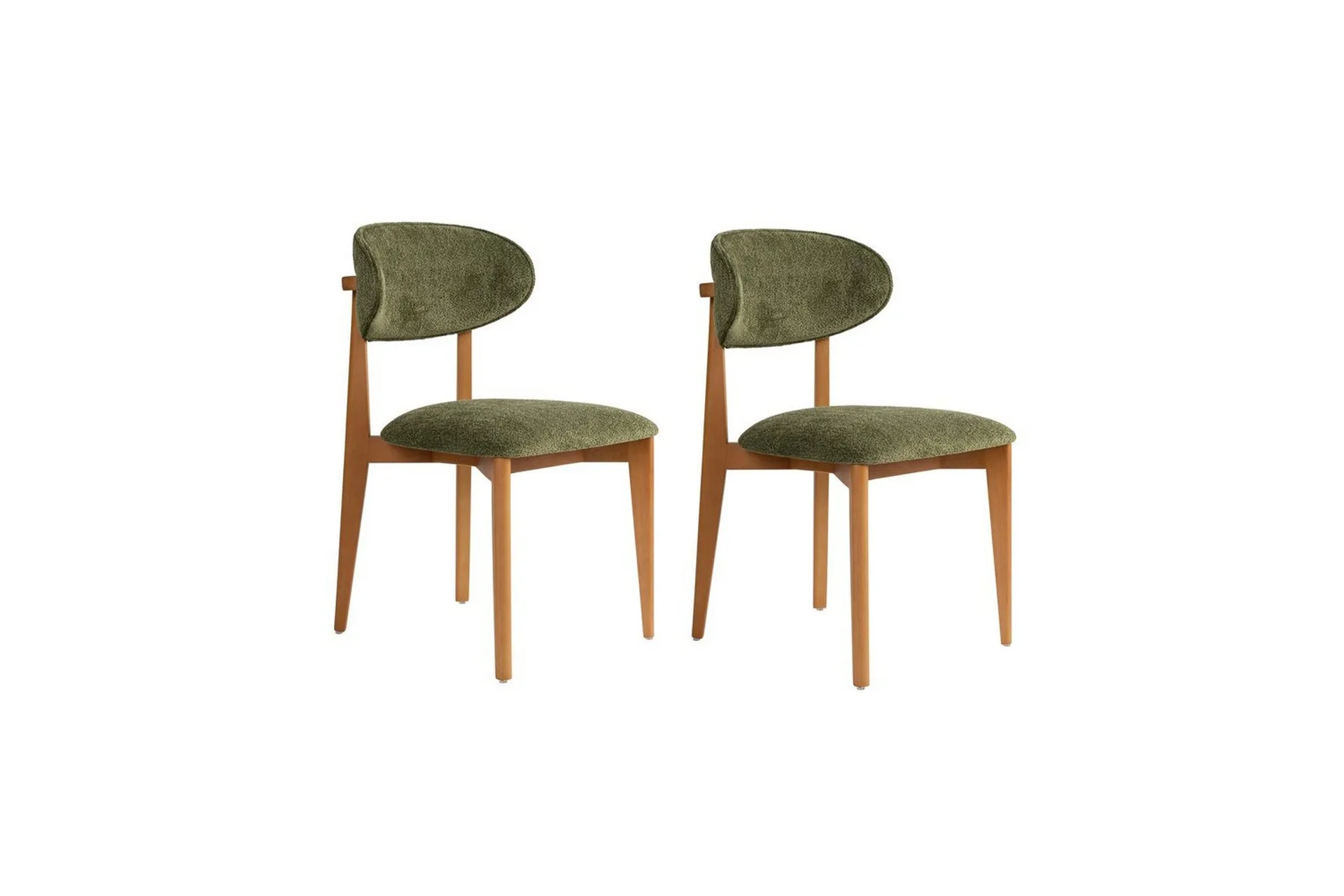 Matstol Sanroman Classic Grön / Mörk Ek Grön / Mörk Ek - Möbler - Trademax