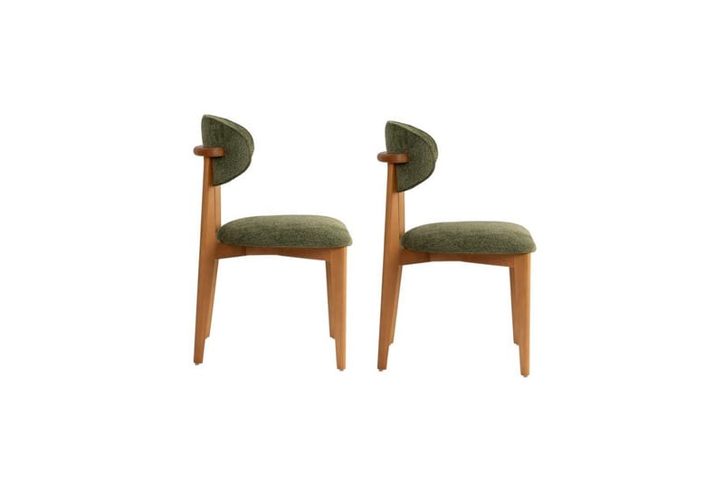 Matstol Sanroman Classic Grön / Mörk Ek - Grön / Mörk Ek - Möbler - Stolar & fåtöljer - Matstol & köksstol