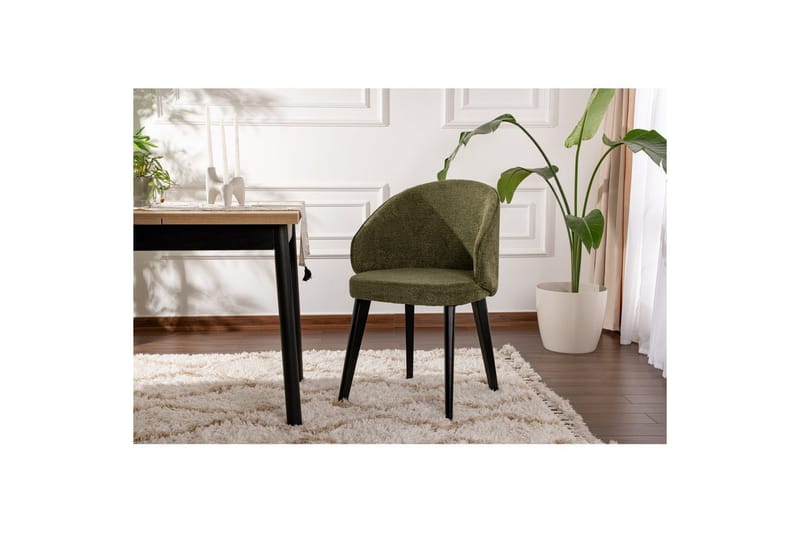 Matstol Sanroman Classic Grön / Svart - Grön / Svart - Möbler - Stolar & fåtöljer - Matstol & köksstol