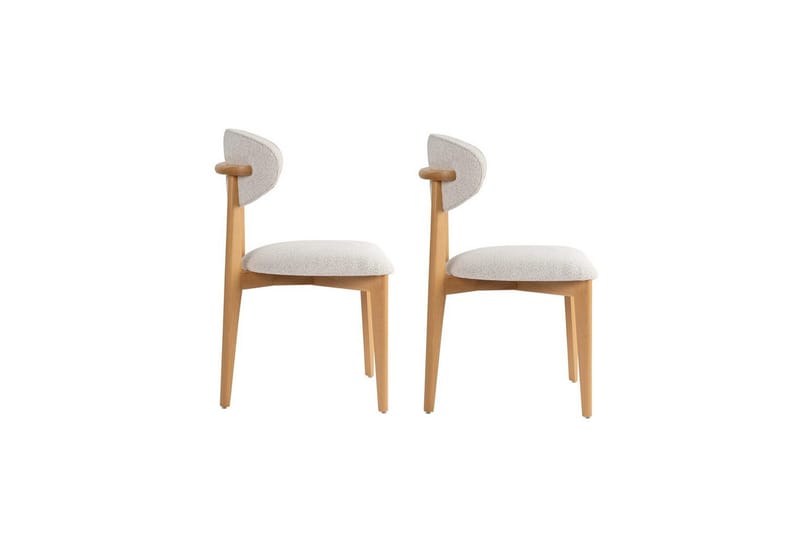 Matstol Sanroman Classic Vit / Ljus Ek - Vit / Ljus Ek - Möbler - Stolar & fåtöljer - Matstol & köksstol