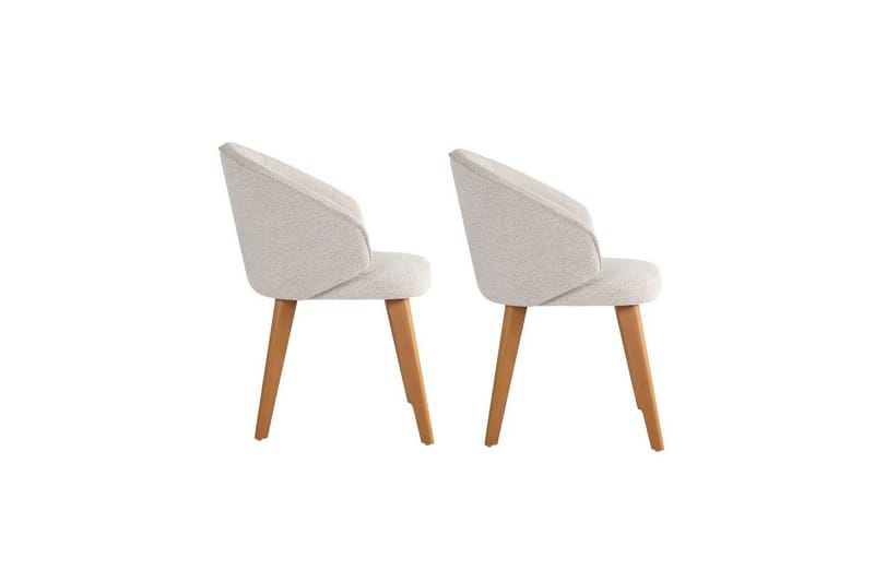 Matstol Sanroman Classic Vit / Mörk Ek - Vit / Mörk Ek - Möbler - Stolar & fåtöljer - Matstol & köksstol