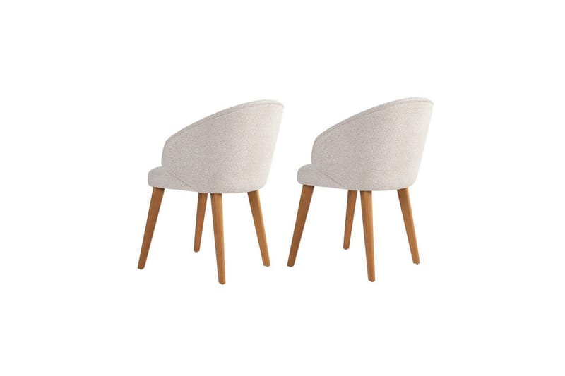 Matstol Sanroman Classic Vit / Mörk Ek - Vit / Mörk Ek - Möbler - Stolar & fåtöljer - Matstol & köksstol