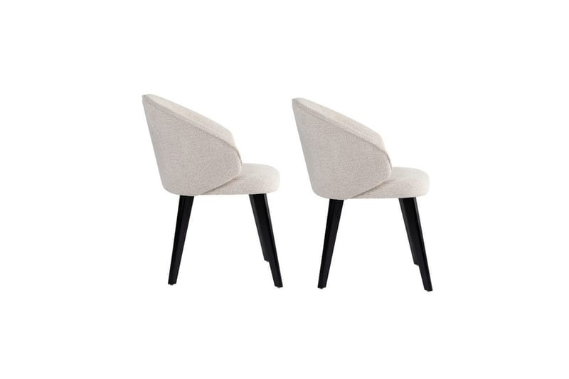 Matstol Sanroman Classic Vit / Svart - Vit / Svart - Möbler - Stolar & fåtöljer - Matstol & köksstol