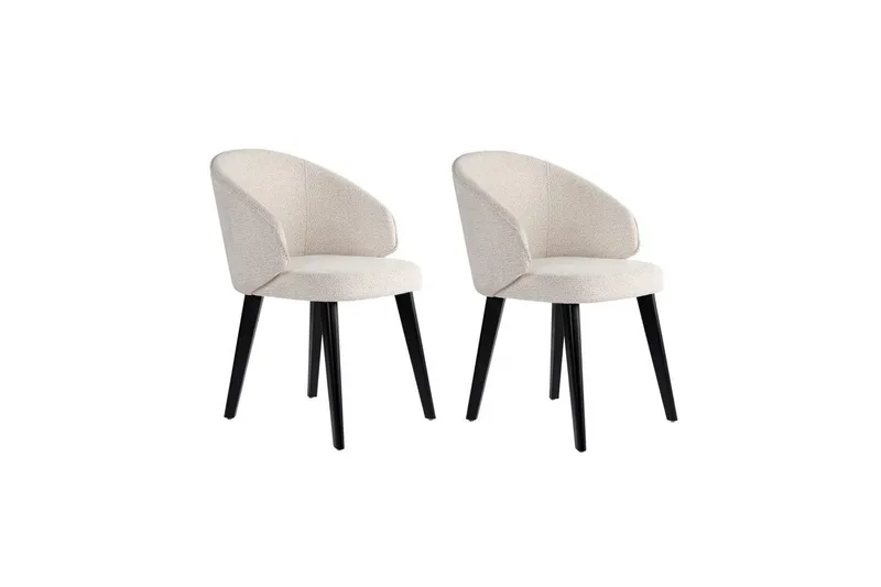 Matstol Sanroman Classic Vit / Svart - Vit / Svart - Möbler - Stolar & fåtöljer - Matstol & köksstol