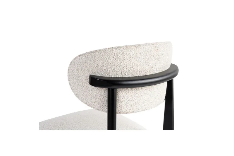 Matstol Sanroman Classic Vit / Svart - Vit / Svart - Möbler - Stolar & fåtöljer - Matstol & köksstol