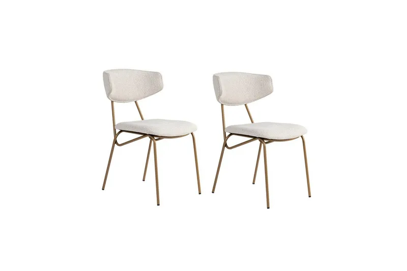 Matstol Sanroman Vit / Rany, Vit / Rany