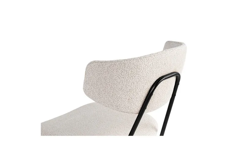 Matstol Sanroman Vit / Svart - Vit / Svart - Möbler - Stolar & fåtöljer - Matstol & köksstol