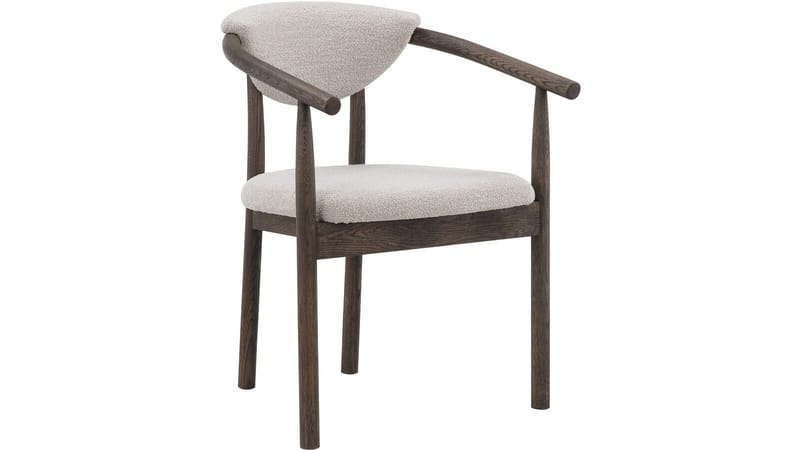 Matstol Selvik i Beige Bouclé, beige