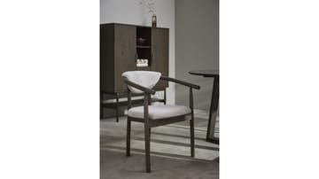 Matstol Selvik i Beige Bouclé - beige - Möbler - Stolar & fåtöljer - Matstol & köksstol