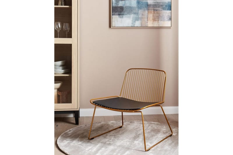 Matstol Snorum - Guld, svart - Möbler - Stolar & fåtöljer - Matstol & köksstol