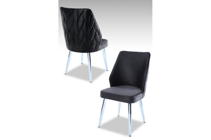 Matstol Stifen Antracit / Krom - Antracit / Krom - Möbler - Stolar & fåtöljer - Matstol & köksstol