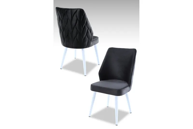 Matstol Stifen Antracit / Vit - Antracit / Vit - Möbler - Stolar & fåtöljer - Matstol & köksstol