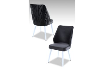 Matstol Stifen Antracit / Vit