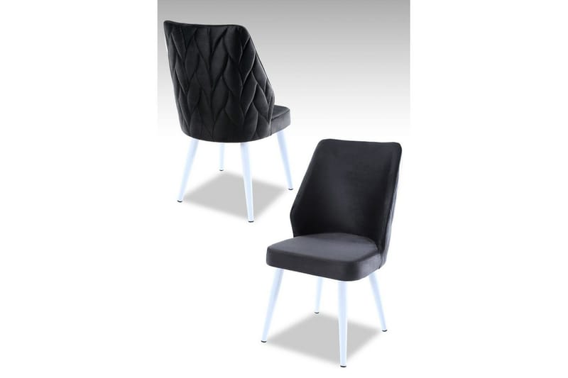 Matstol Stifen Antracit / Vit - Antracit / Vit - Möbler - Stolar & fåtöljer - Matstol & köksstol