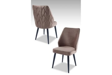 Matstol Stifen Cappuccino / svart