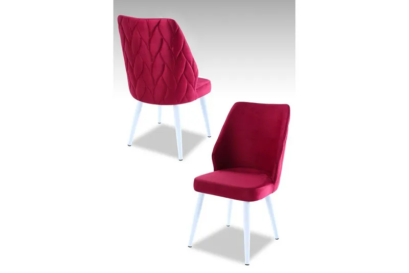 Matstol Stifen Claret Red / vit - Claret Red / vit - Möbler - Stolar & fåtöljer - Matstol & köksstol