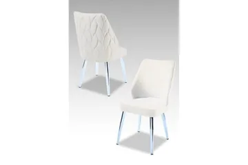 Matstol Stifen Grädde / Krom