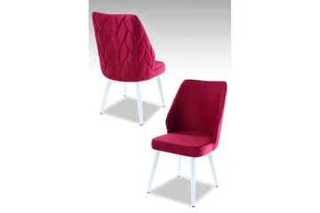 Matstol Stifen Kakel Röd / Vit