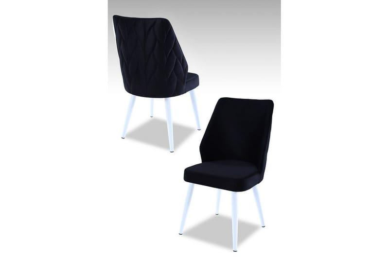 Matstol Stifen Svart / Vit - Svart / Vit - Möbler - Stolar & fåtöljer - Matstol & köksstol