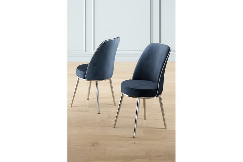 Matstol Sugako Antracit / Krom - Antracit / Krom - Möbler - Stolar & fåtöljer - Matstol & köksstol