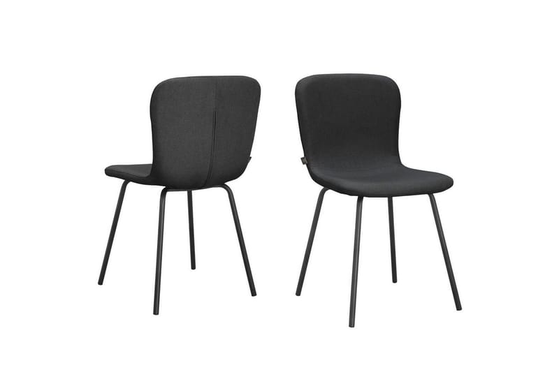 Matstol Ulmar Set med 2 Antracit, Antracit