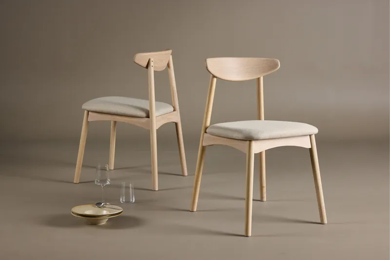 Matstol utan armstöd VIND Ven Dining Chair Whitewash - Möbler - Stolar & fåtöljer - Matstol & köksstol