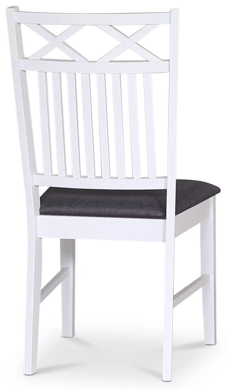 Matstol vit/grå - Sandhamn Gripsholm - Vit/grå - Möbler - Stolar & fåtöljer - Matstol & köksstol