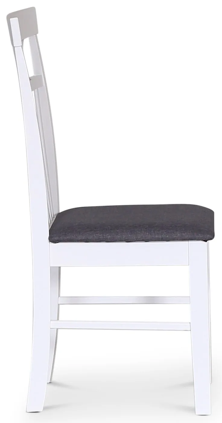 Matstol vit/grå - Sofiero - Vit/grå - Möbler - Stolar & fåtöljer - Matstol & köksstol