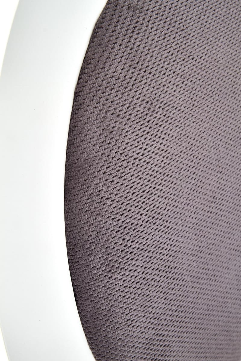 Matstol vitt trä med grå sits - Vit/grå - Möbler - Stolar & fåtöljer - Matstol & köksstol