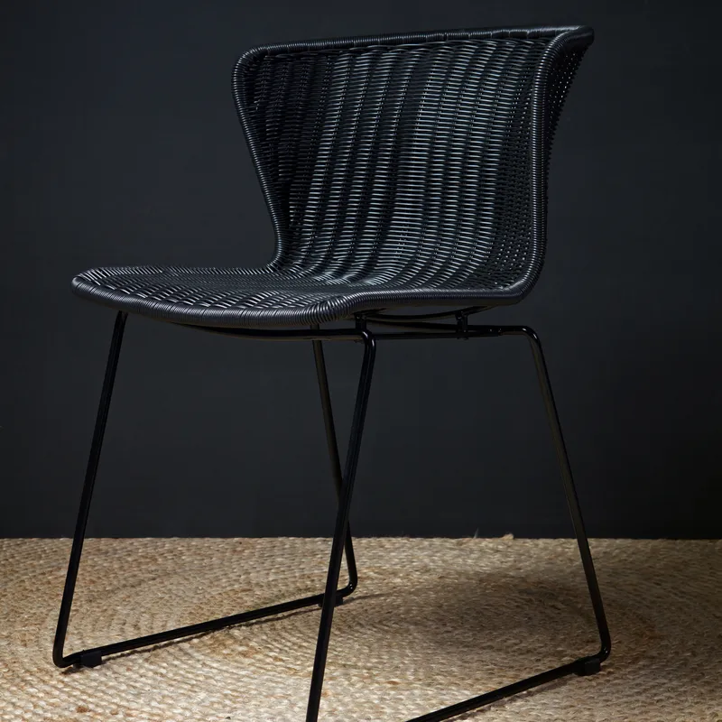 Matstol Wings 2-pack Utomhus - Svart - Möbler - Stolar & fåtöljer - Matstol & köksstol