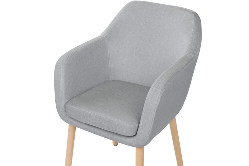 Matstol Yorkville ll - Grå, ljust trä - Möbler - Stolar & fåtöljer - Matstol & köksstol