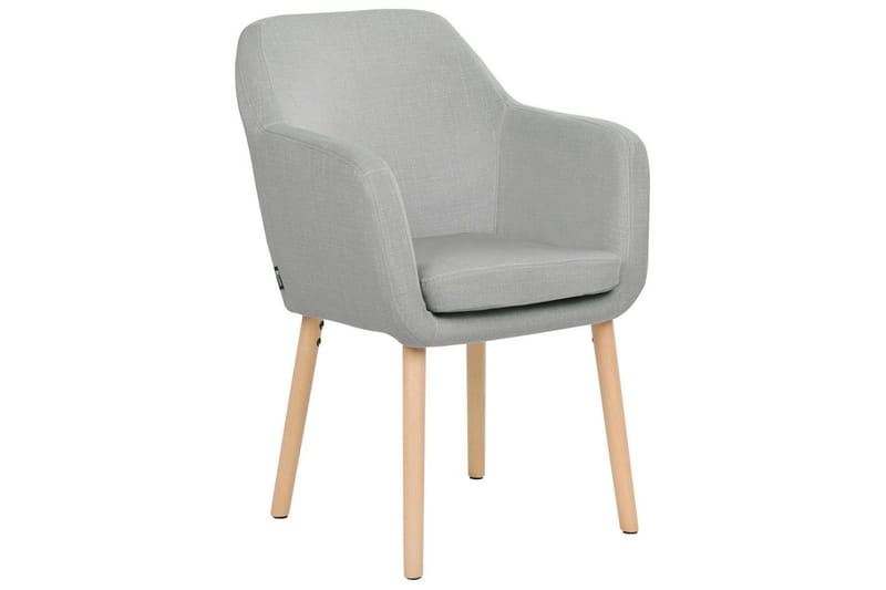 Matstol Yorkville ll - Grå, ljust trä - Möbler - Stolar & fåtöljer - Matstol & köksstol