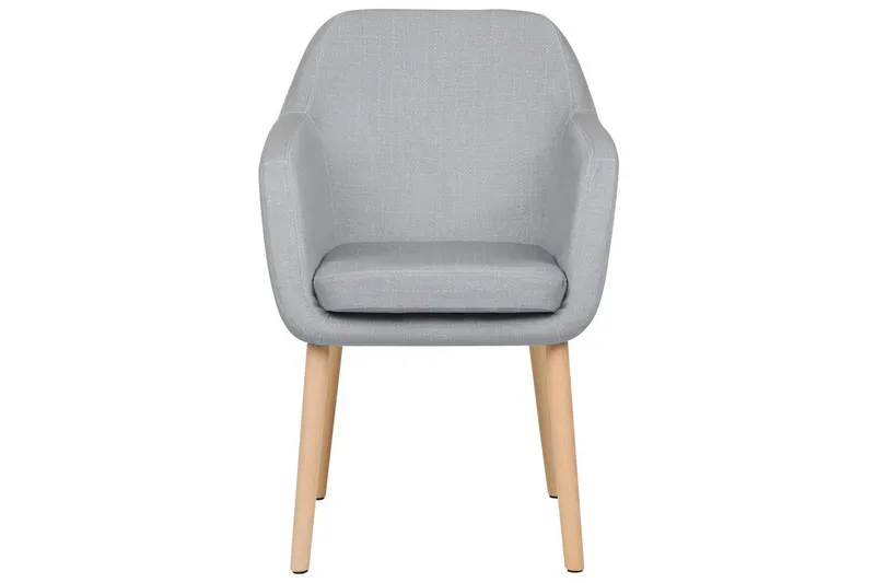 Matstol Yorkville ll - Grå, ljust trä - Möbler - Stolar & fåtöljer - Matstol & köksstol