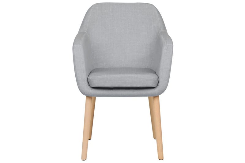 Matstol Yorkville ll - Grå, ljust trä - Möbler - Stolar & fåtöljer - Matstol & köksstol