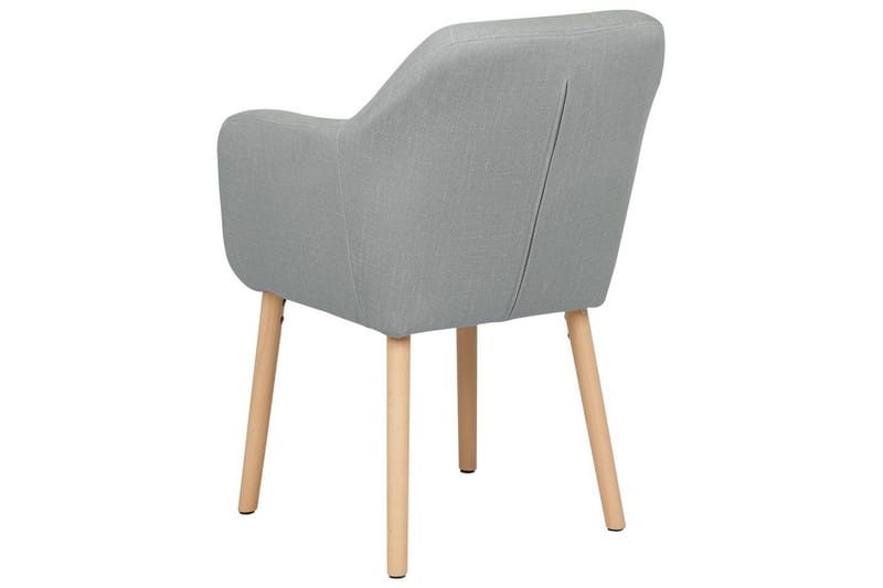 Matstol Yorkville ll - Grå, ljust trä - Möbler - Stolar & fåtöljer - Matstol & köksstol