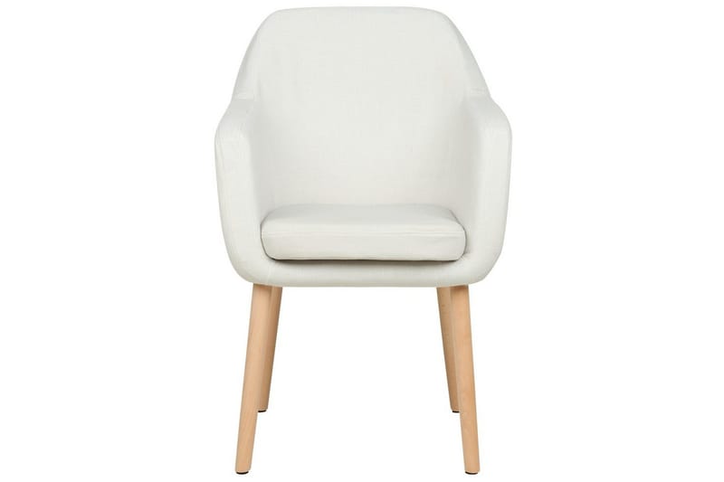 Matstol Yorkville ll - Vit, ljust trä - Möbler - Stolar & fåtöljer - Matstol & köksstol