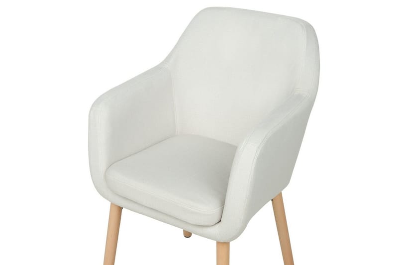 Matstol Yorkville ll - Vit, ljust trä - Möbler - Stolar & fåtöljer - Matstol & köksstol