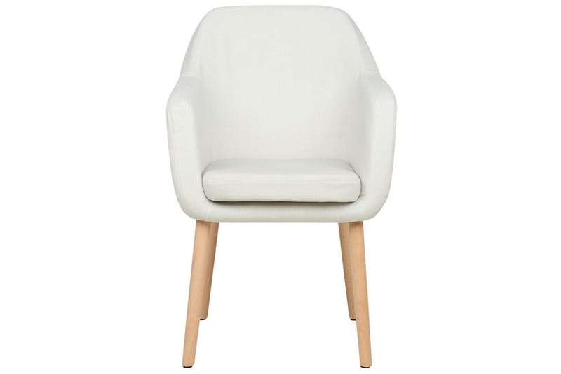 Matstol Yorkville ll - Vit, ljust trä - Möbler - Stolar & fåtöljer - Matstol & köksstol