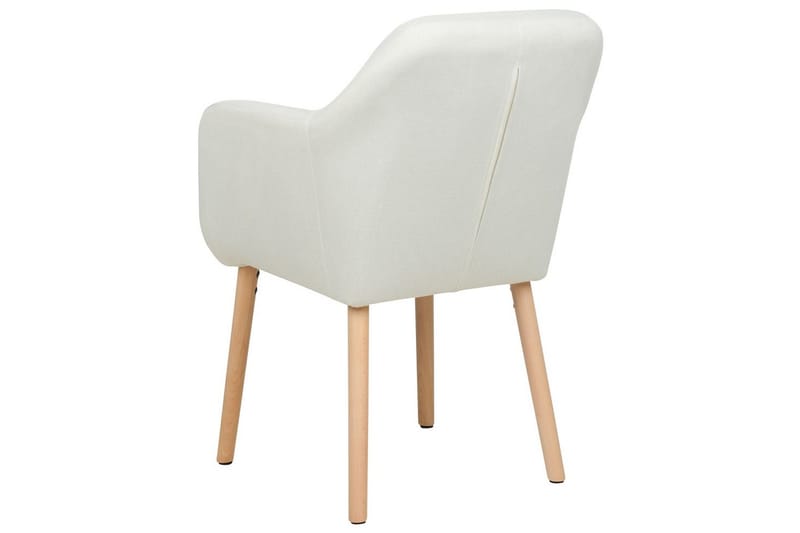 Matstol Yorkville ll - Vit, ljust trä - Möbler - Stolar & fåtöljer - Matstol & köksstol