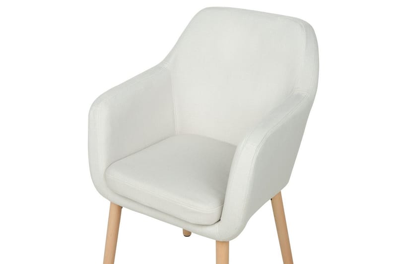 Matstol Yorkville ll - Vit, ljust trä - Möbler - Stolar & fåtöljer - Matstol & köksstol