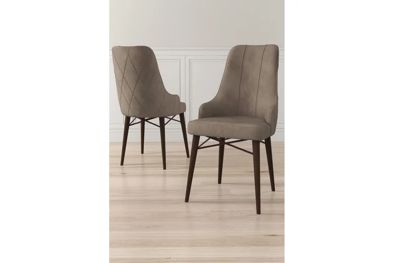 Matstol Puntoz Cappuccino / brun - Cappuccino / brun - Möbler - Stolar & fåtöljer - Matstol & köksstol