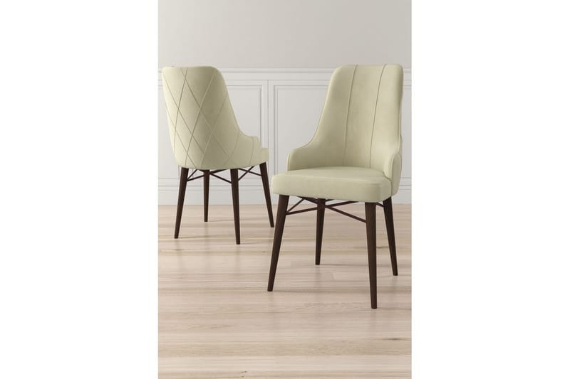 Matstol Puntoz Grädde / Brun - Grädde / Brun - Möbler - Stolar & fåtöljer - Matstol & köksstol