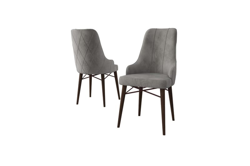 Matstol Puntoz Grå / Brun - Grå / Brun - Möbler - Stolar & fåtöljer - Matstol & köksstol
