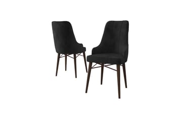 Matstol Puntoz Svart / Brun