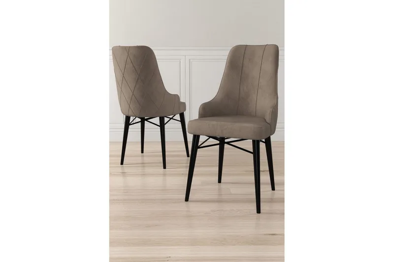 Matstol Puntoz Cappuccino / svart - Cappuccino / svart - Möbler - Stolar & fåtöljer - Matstol & köksstol