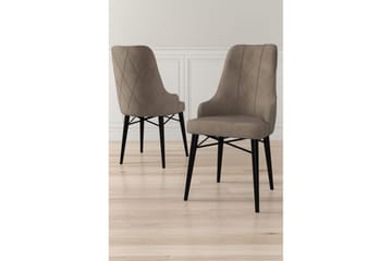 Matstol Puntoz Cappuccino / svart - Cappuccino / svart - Möbler - Stolar & fåtöljer - Matstol & köksstol