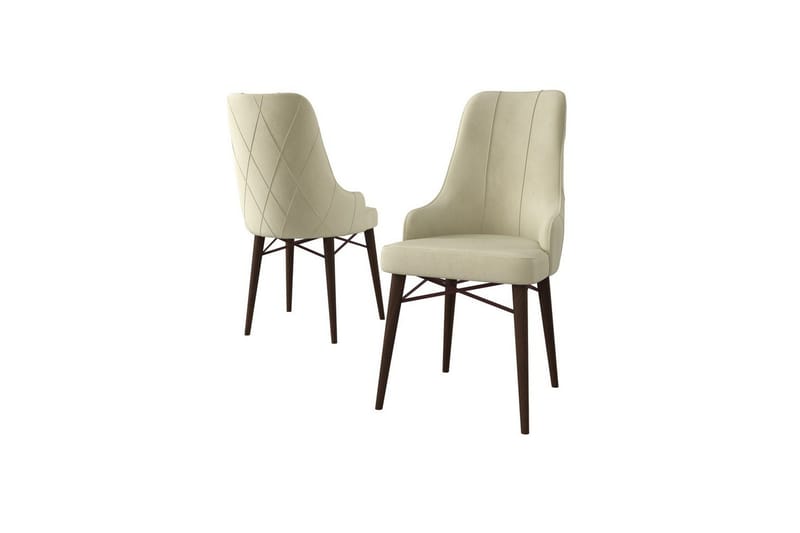Matstol Puntoz Grädde / Brun - Grädde / Brun - Möbler - Stolar & fåtöljer - Matstol & köksstol