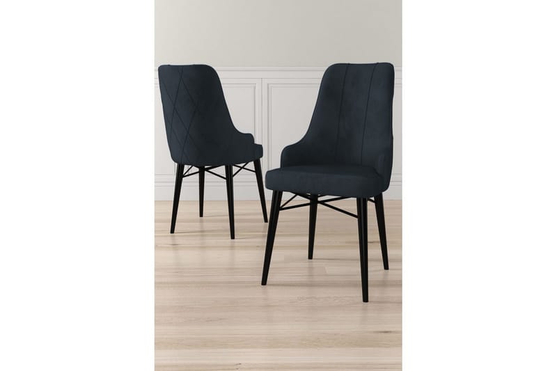 Matstol Puntoz Antracit / Svart - Antracit / Svart - Möbler - Stolar & fåtöljer - Matstol & köksstol
