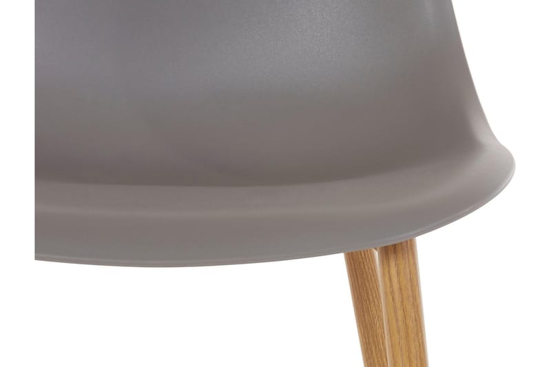 Abia Matstol Plast 2-pack - Ljusgrå - Möbler - Stolar & fåtöljer - Matstol & köksstol